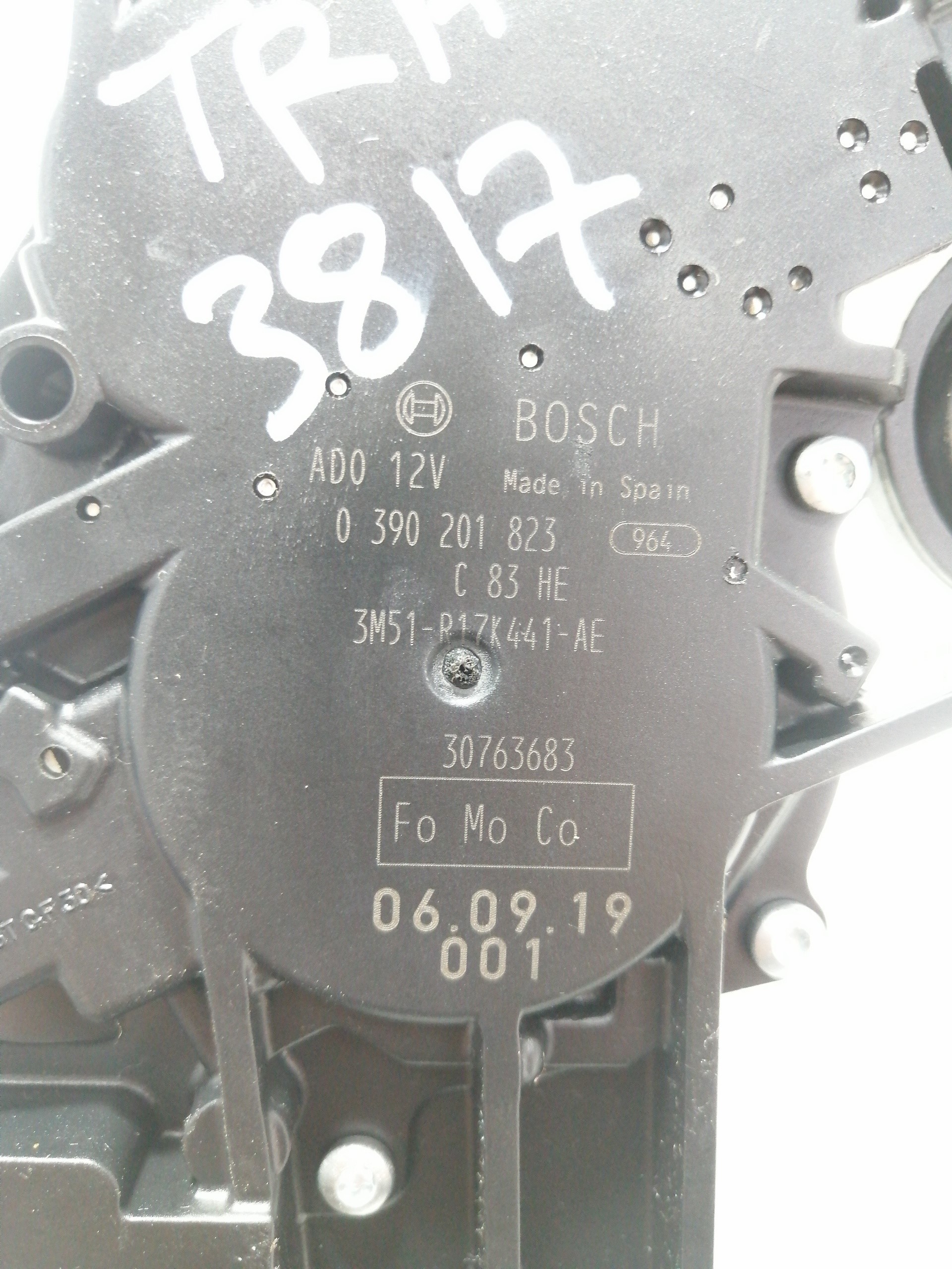 FORD Galaxy 2 generation (2006-2015) Motor stěrače zadního okna 3M51R17K441AE 26488850