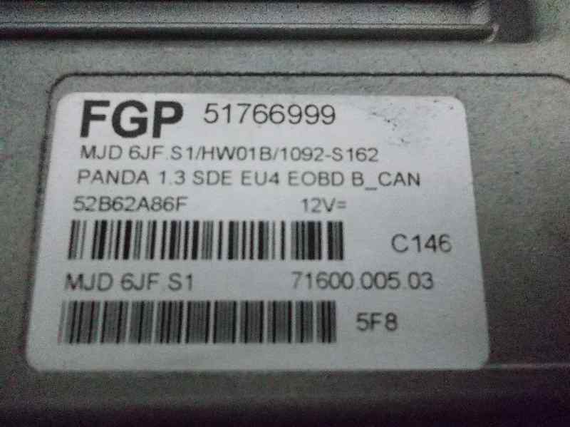 FIAT Panda 2 generation (2003-2011) Блок керування двигуном ECU 51766999 26458438