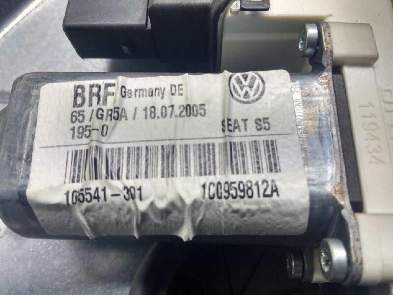 TOYOTA Camry XV40 (2006-2011) Rear Right Door Window Regulator 1C0959812A 25376450