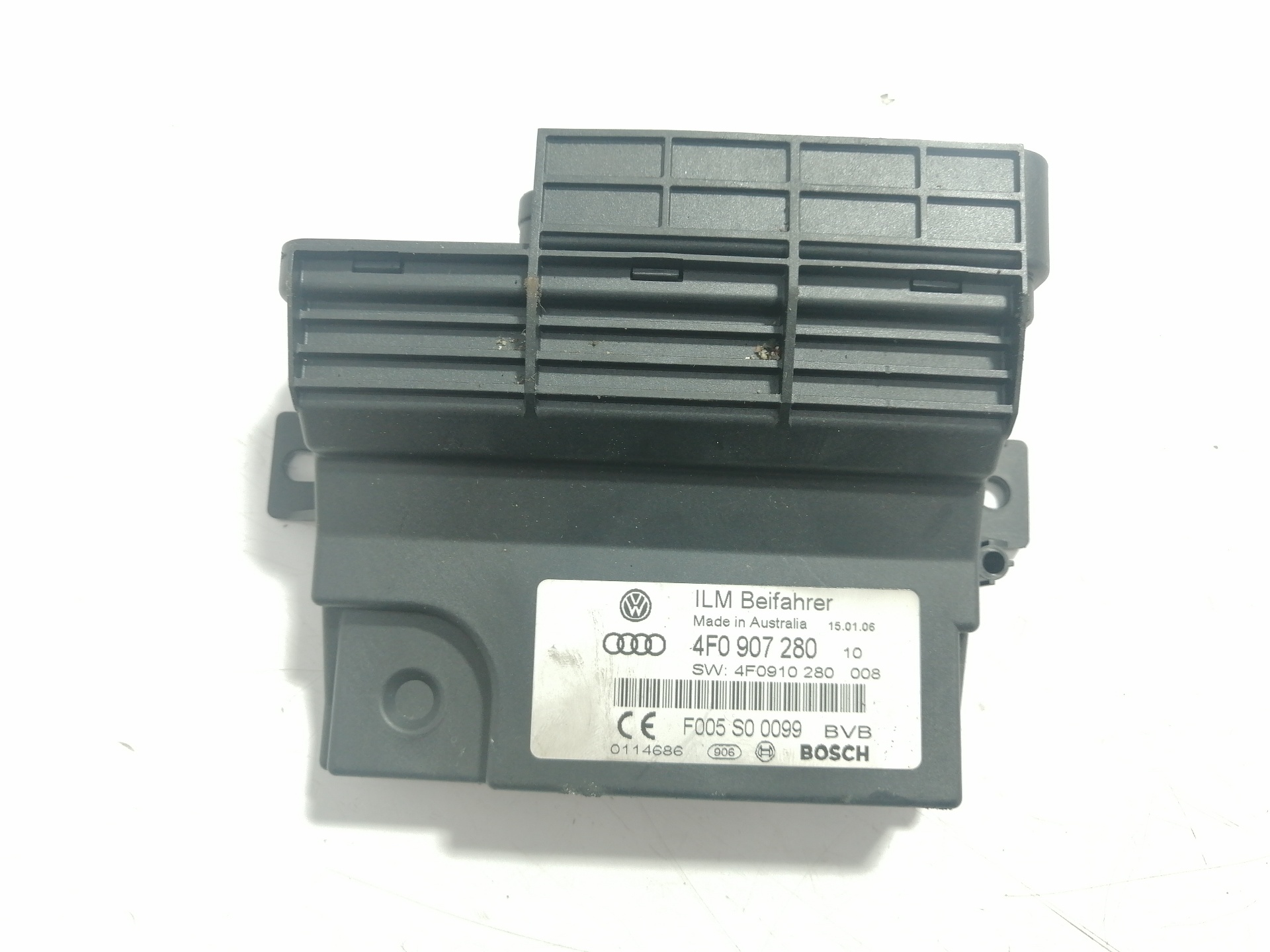 AUDI A6 C6/4F (2004-2011) Other Control Units 4F0907280 26488769