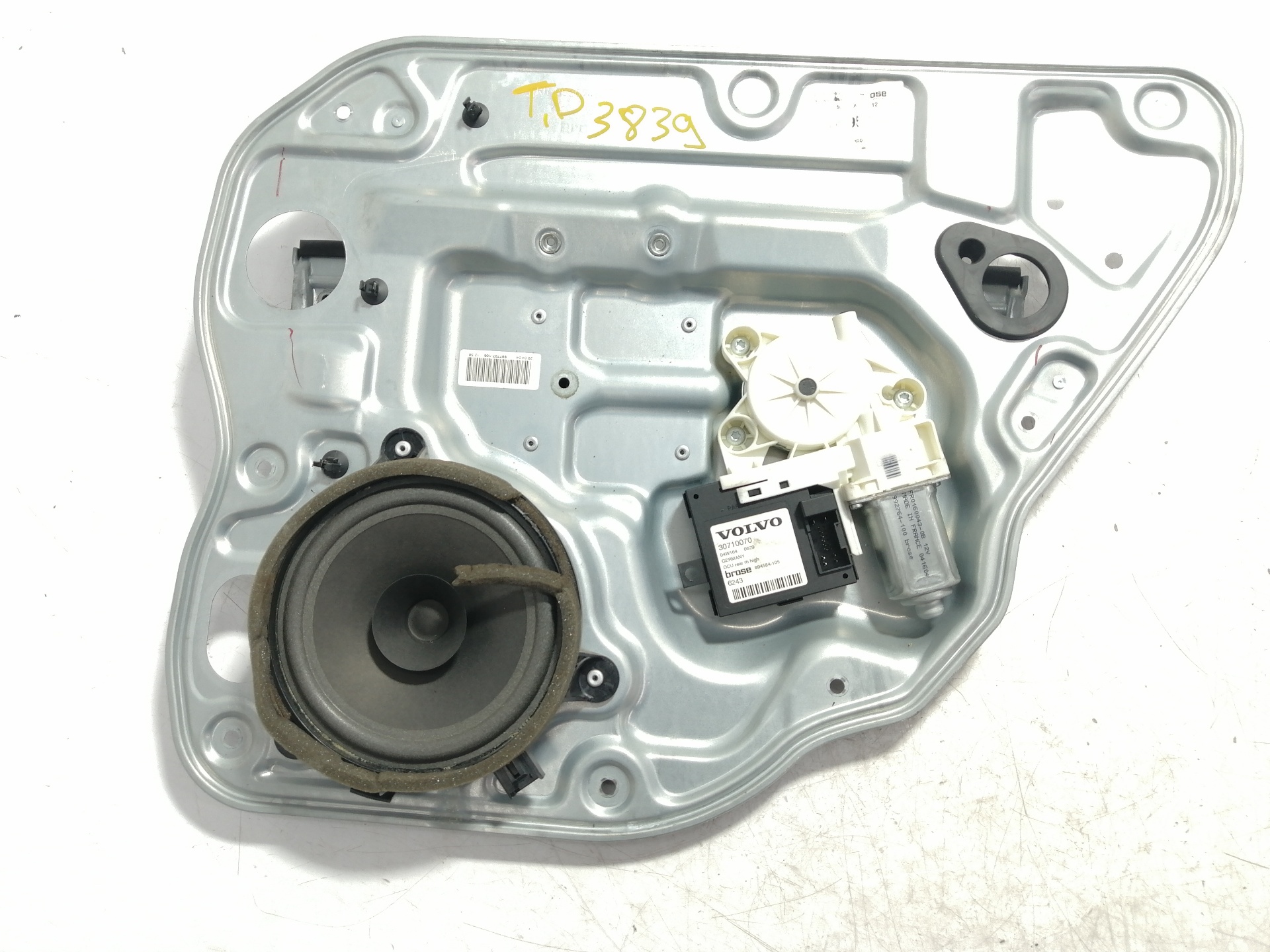 TOYOTA CL203 (2008-2011) Lève-vitre de porte arrière droite 30710070 25376647