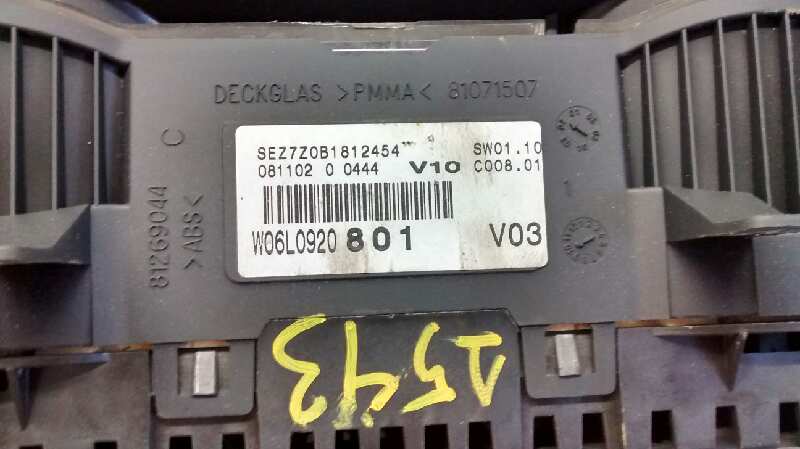 SEAT Leon 1 generation (1999-2005) Speedometer W06L0920801 26463458