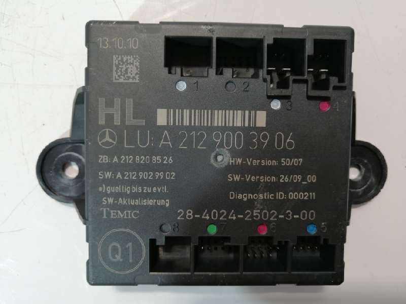 MERCEDES-BENZ E-Class W212/S212/C207/A207 (2009-2016) Other Control Units A2129003906 26484006