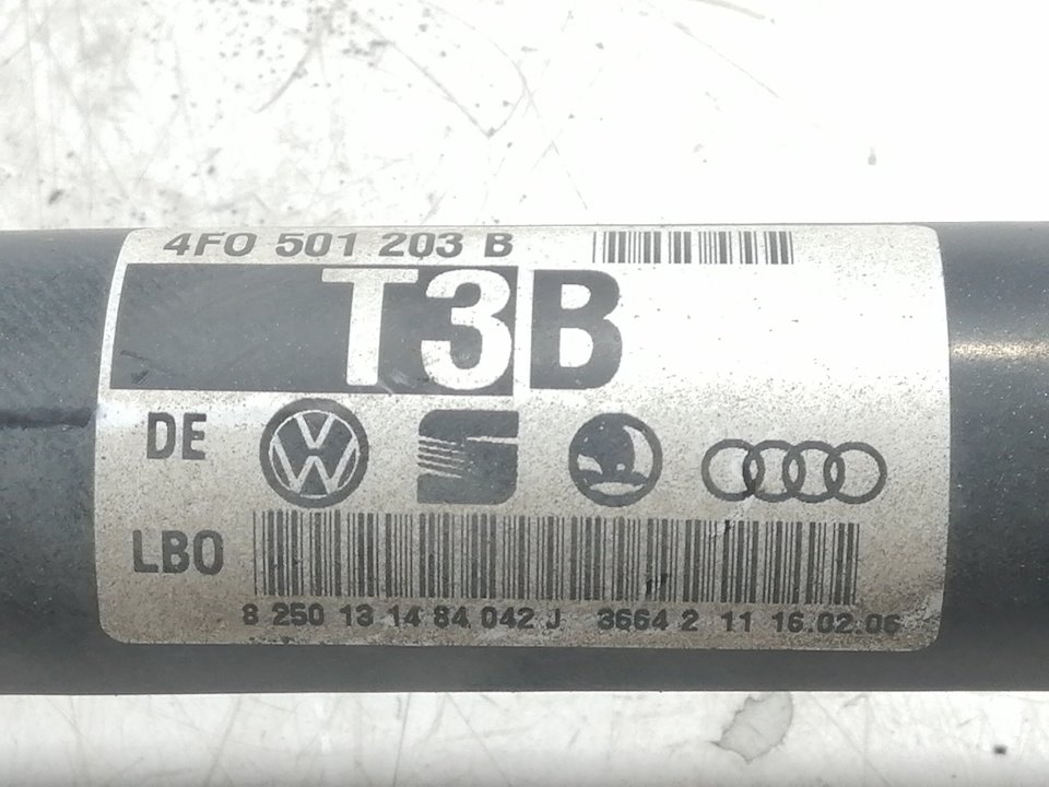 AUDI A6 C6/4F (2004-2011) Arbre de transmission arrière droit 4F0501203B 25376724