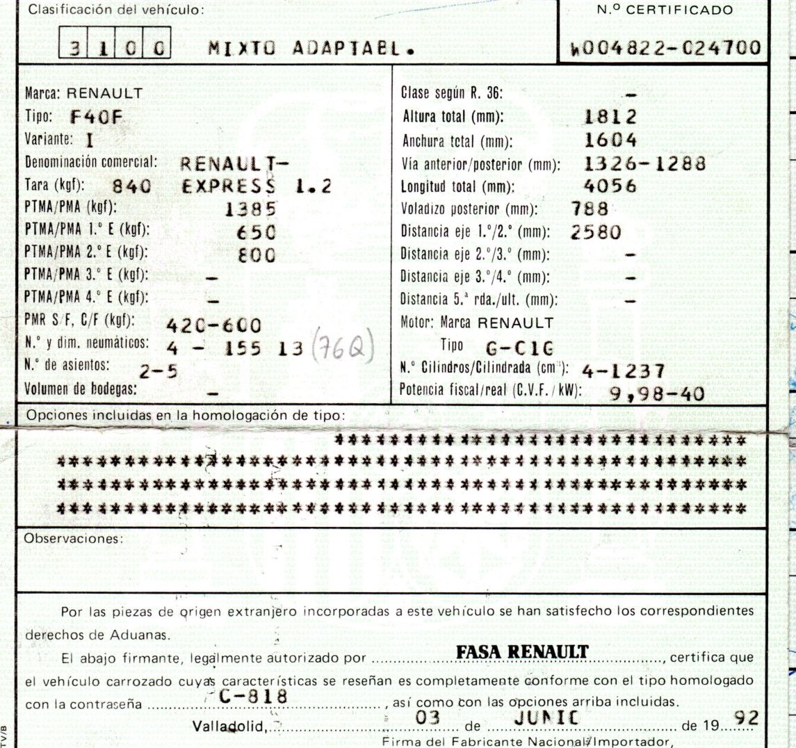 TOYOTA Express Бампер передний GRISTEXTURADO, 7700309515+ 19781506