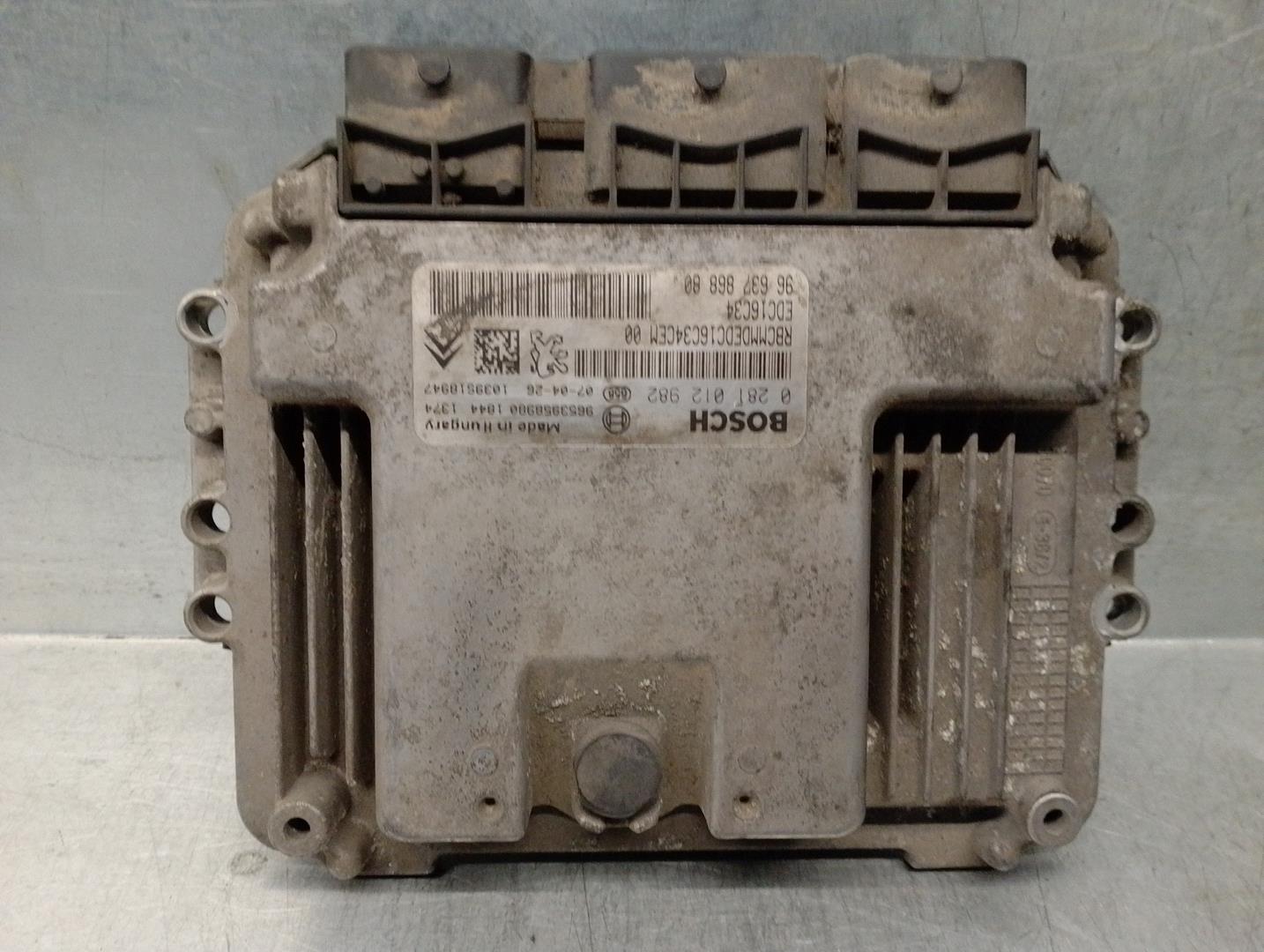 CITROËN Jumpy 2 generation (2007-2016) Engine Control Unit ECU 9663786880,0281012982 19890814