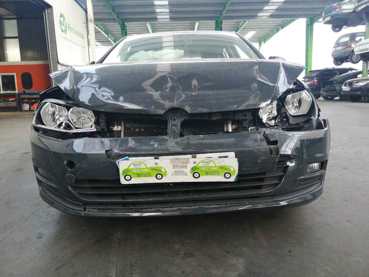 VOLKSWAGEN Golf 7 generation (2012-2024) Bal hátsó ajtó külső fogantyúja 5G0837206P+ 19782778