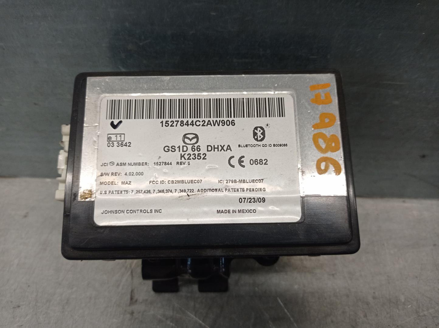 MAZDA 6 GH (2007-2013) Other Control Units GS1D66DHXA 19919630