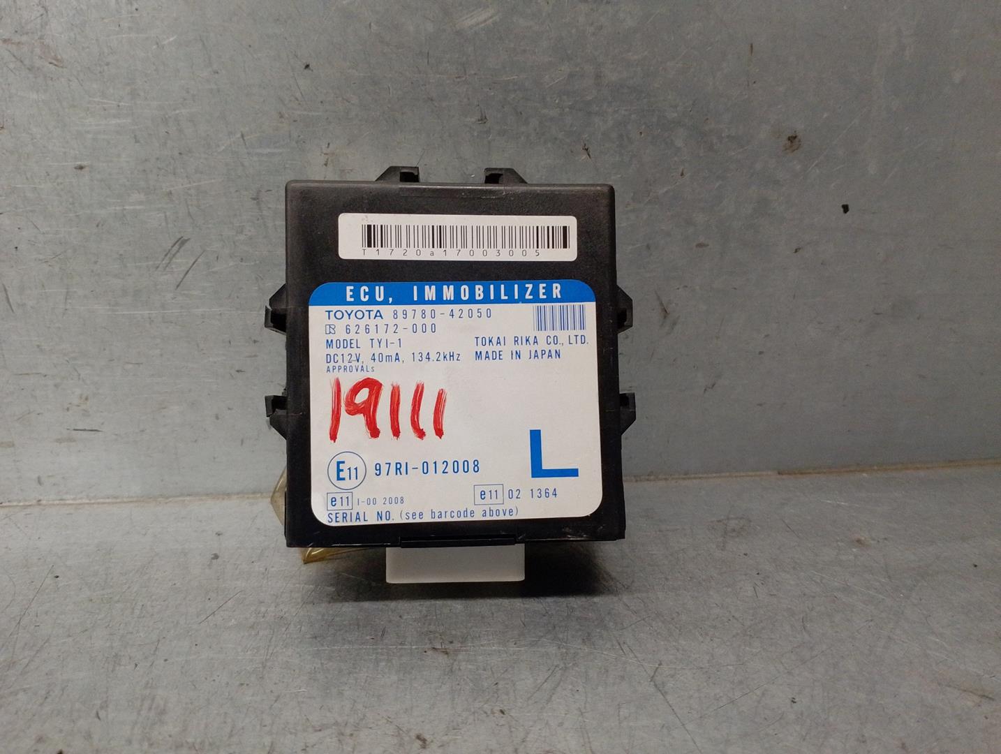 TOYOTA RAV4 2 generation (XA20) (2000-2006) Other Control Units 8978042050,626172000 24175264