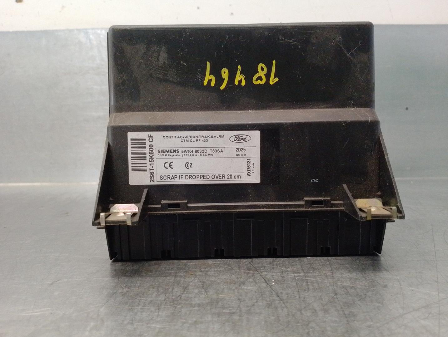 FORD Fiesta 5 generation (2001-2010) Other Control Units 2S6T15K600CF, 5WK48032D, SIEMENS 20801572