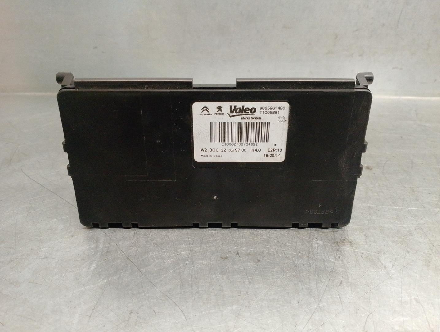 PEUGEOT 508 1 generation (2010-2020) Other Control Units 9665961480, T1006881, VALEO 21455908