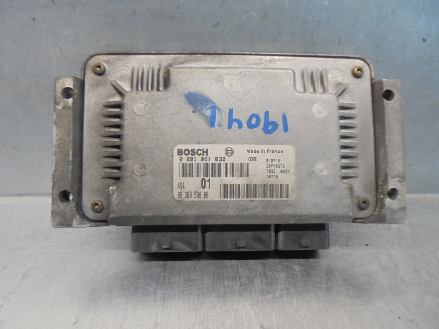 CITROËN Saxo 2 generation (1996-2004) Engine Control Unit ECU 9630059880, 0281001839 21733308