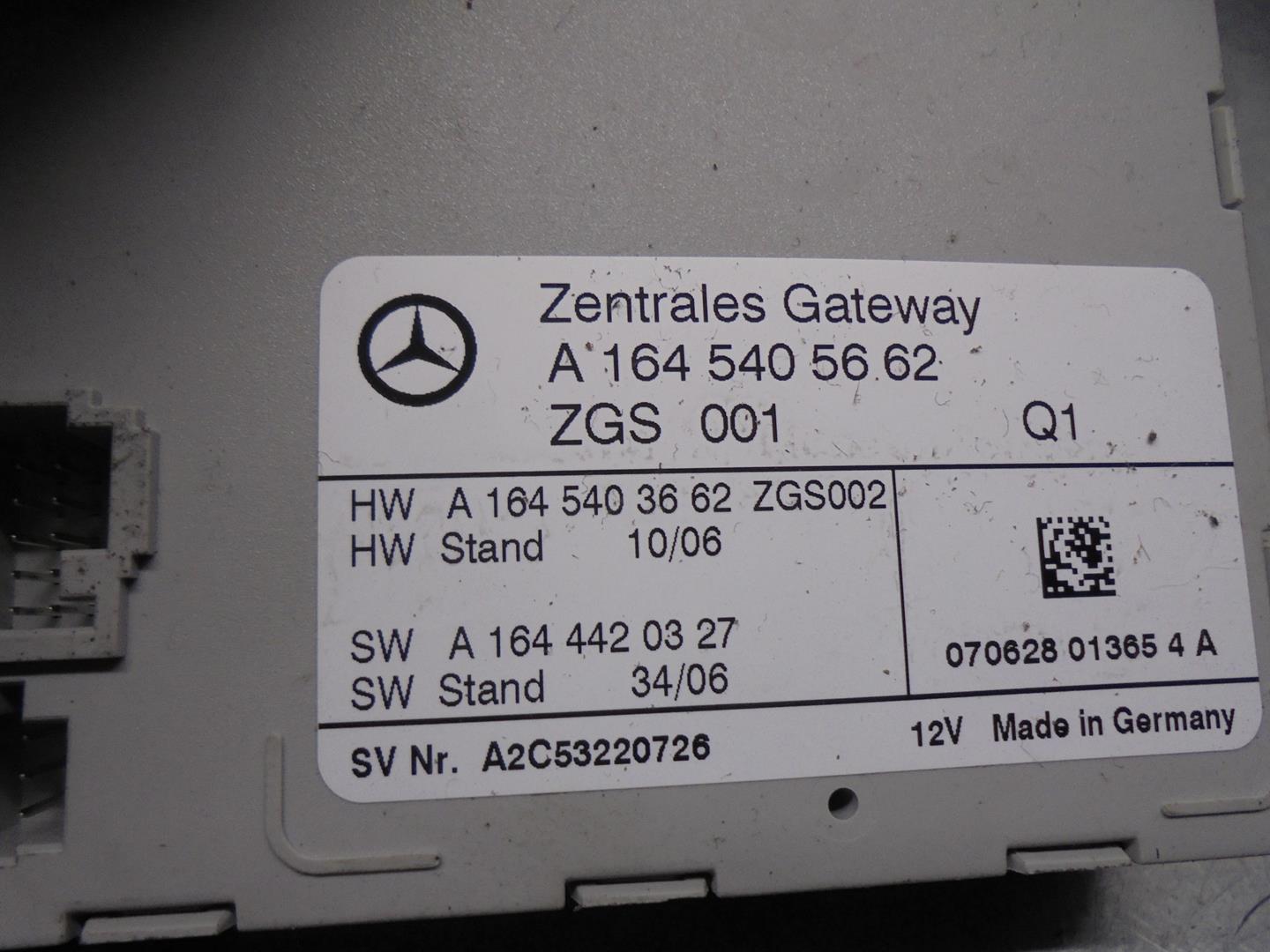 MERCEDES-BENZ M-Class W164 (2005-2011) Other Control Units A1645405662, A1645403662 24196519