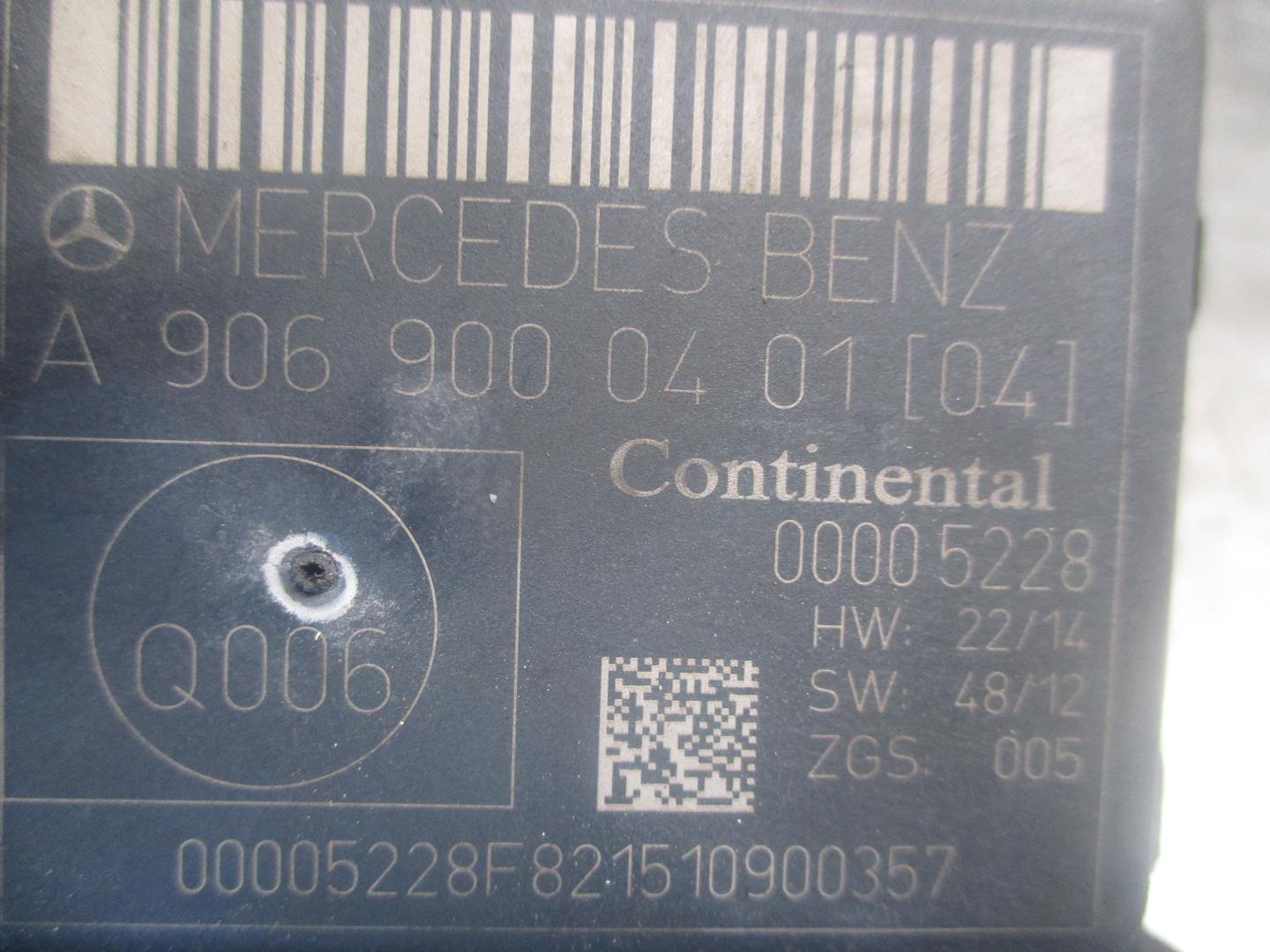 MERCEDES-BENZ Sprinter 2 generation (906) (2006-2018) Kiti valdymo blokai A9069000401, 00005228, CONTINENTAL 24119287