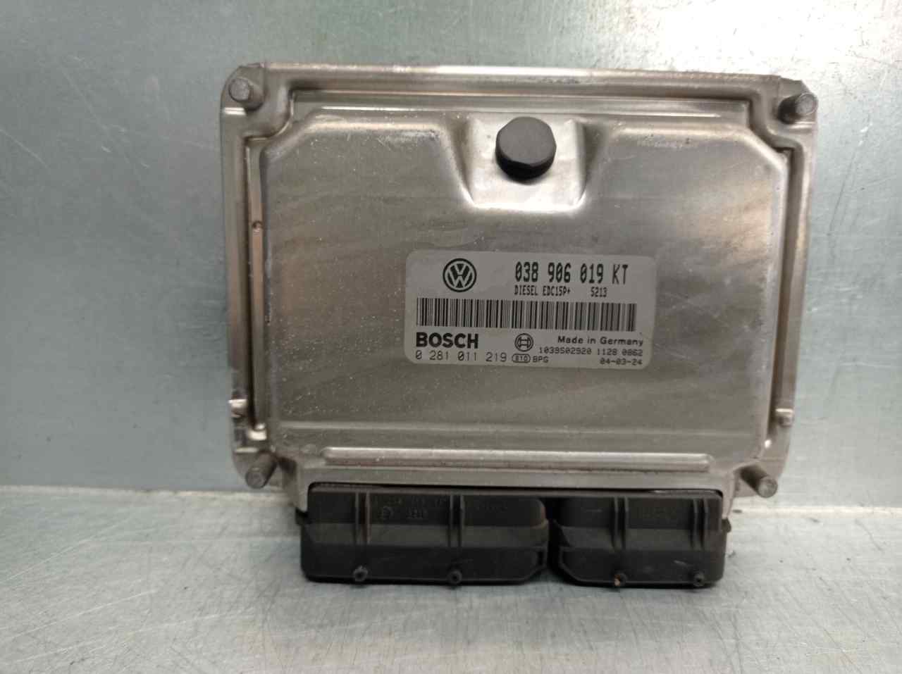 SEAT Cordoba 2 generation (1999-2009) Engine Control Unit ECU 038906019KT, 0281011219 19838189