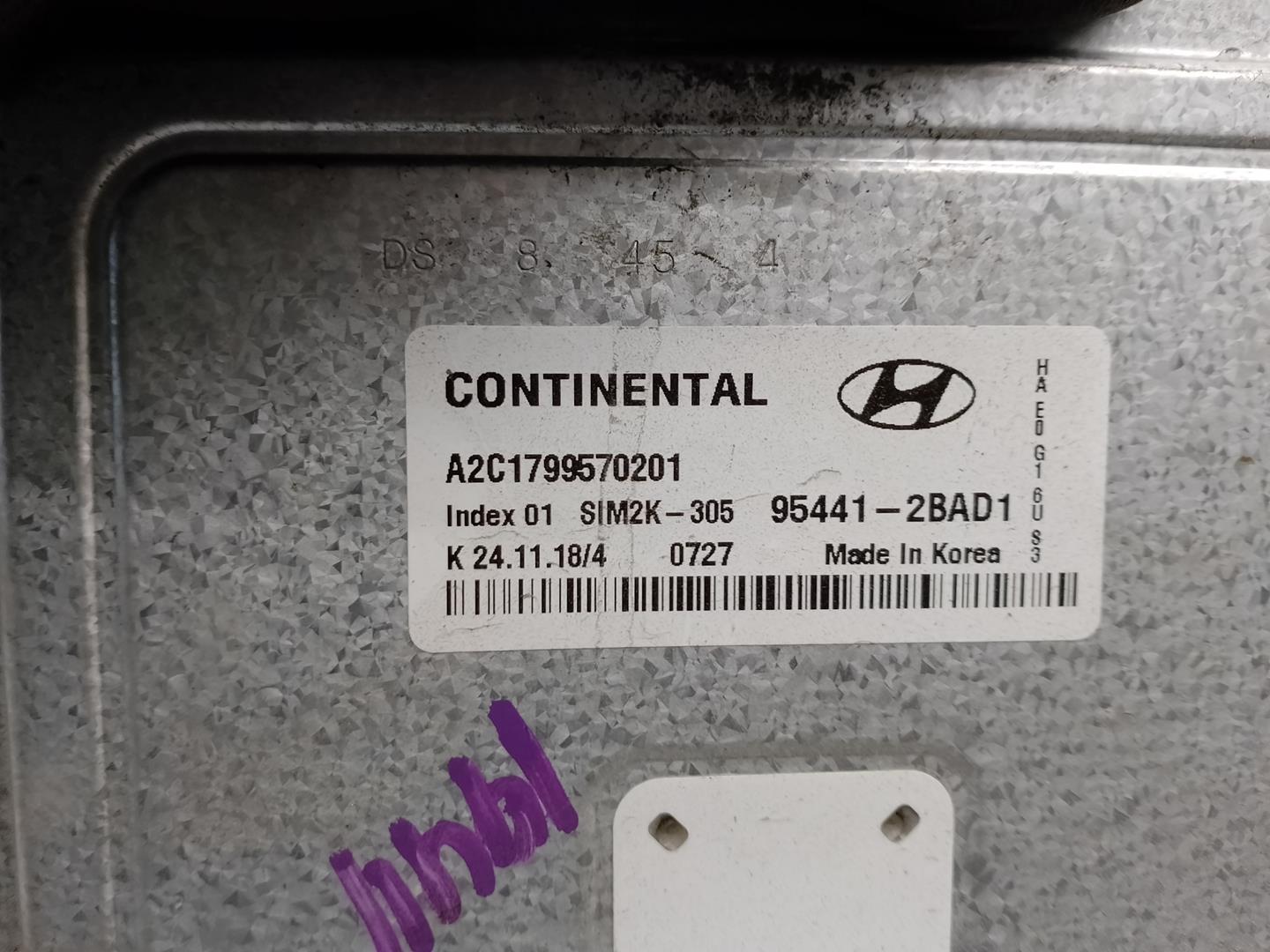 HYUNDAI Ioniq AE (2016-2023) Unitate de control motor 954412BAD1, A2C1799570201, CONTINENTAL 22778407