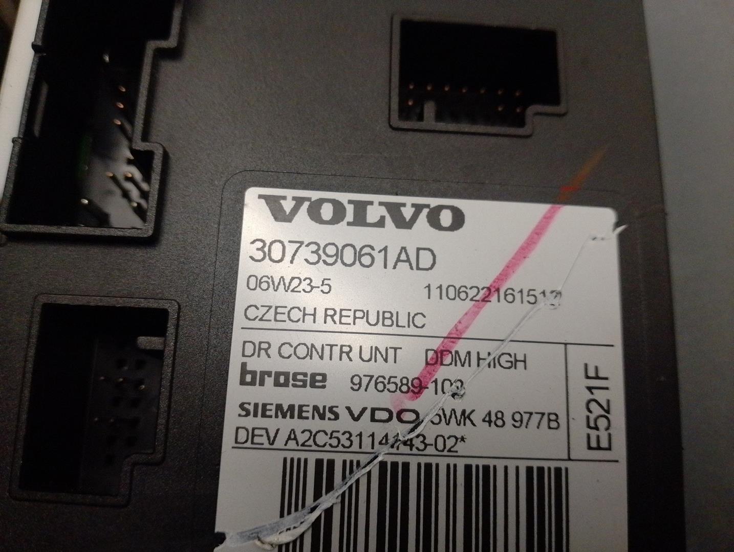 VOLVO S40 2 generation (2004-2012) Front Left Door Window Regulator 30739061AD,30PINES,4PUERTAS 24214306