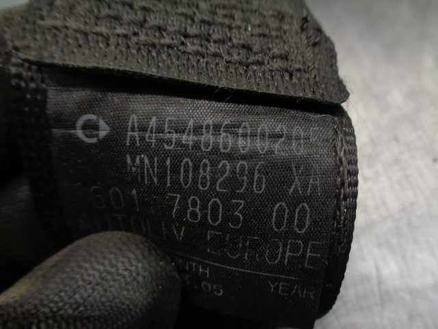 SMART Forfour 1 generation (2004-2006) Front Right Seatbelt A4548600205, CONPRETENSOR, 5PUERTAS 19913154