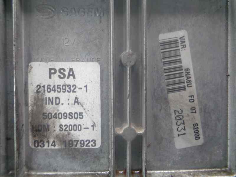 FIAT Xsara Picasso 1 generation (1999-2010) Блок управления двигателем 9643786580, SAGEM 19736889