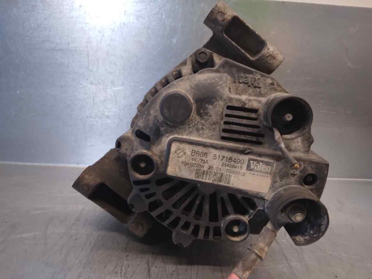 FIAT Punto 3 generation (2005-2020) Alternator 51718499, 2542841B, VALEO 19806338