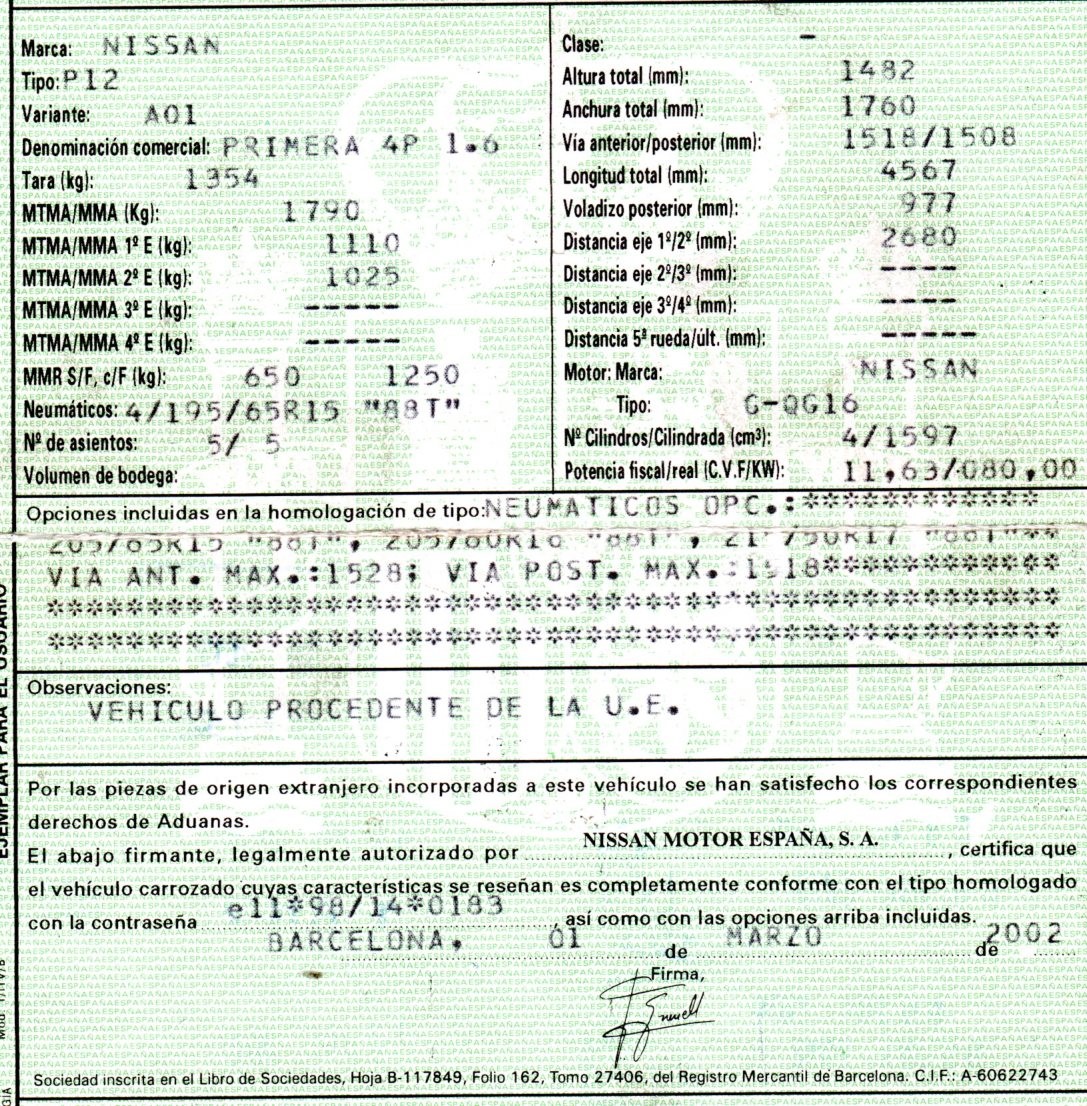 HONDA Primera P12 (2001-2008) Motor 10102AU0SB,10102AU0SB+019771Q 19795491