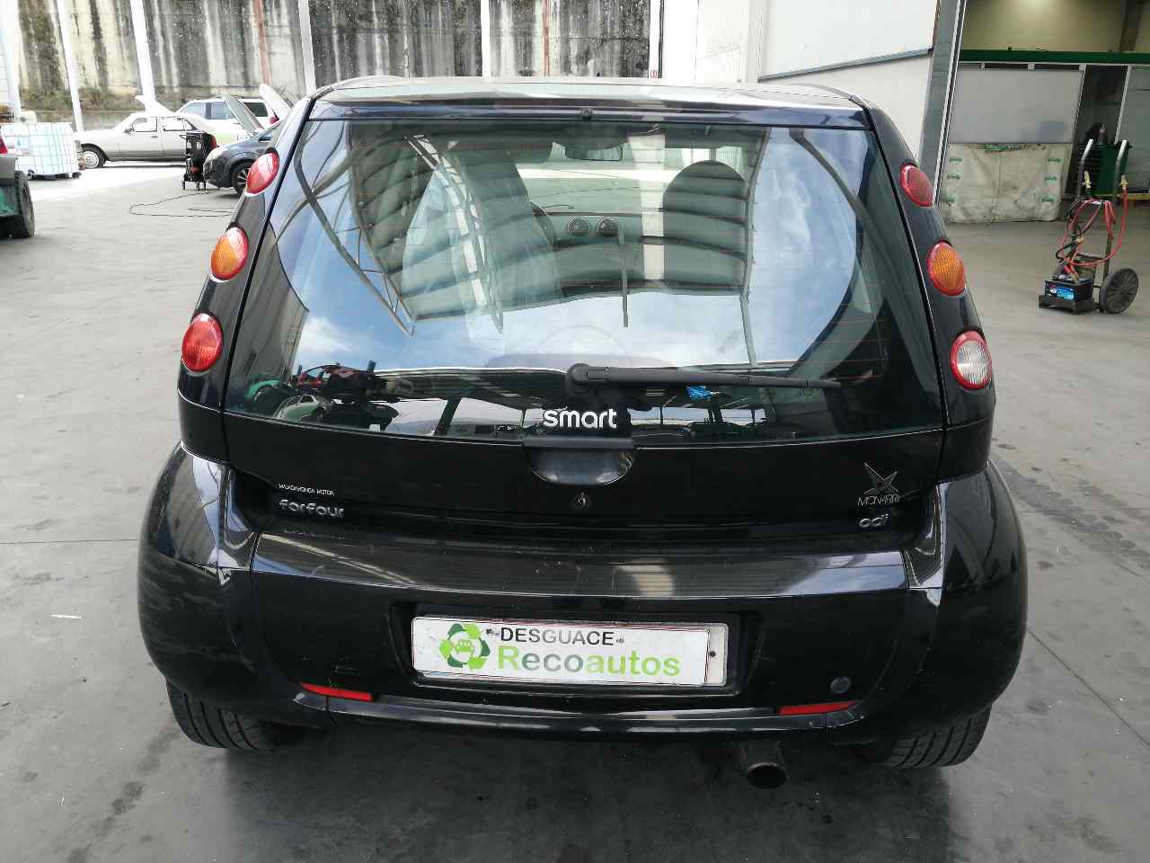 SMART Forfour 1 generation (2004-2006) Капот A4548800257CP6A, NEGRO 19910335