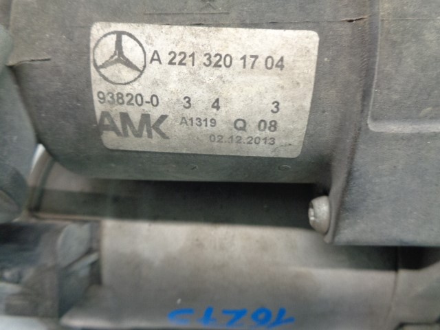 MERCEDES-BENZ S-Class W221 (2005-2013) Компрессор подвески 938200, AMK, A2213201704+ 19838259