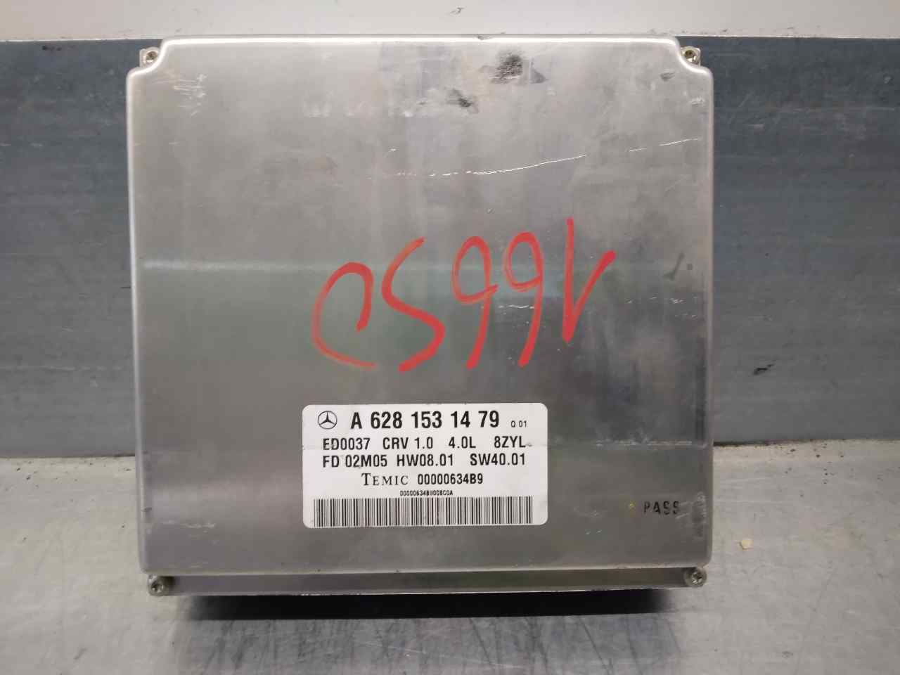 MERCEDES-BENZ M-Class W163 (1997-2005) Engine Control Unit ECU A6281531479,00000634B9,TEMIC 19901227