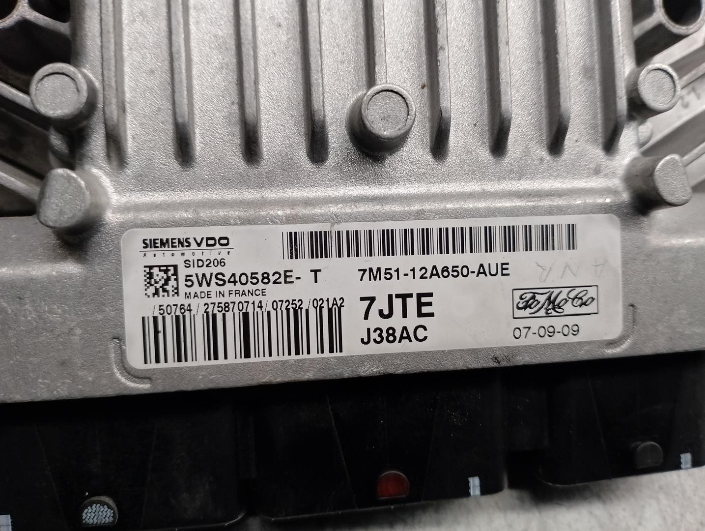 FORD C-Max 1 generation (2003-2010) Engine Control Unit ECU 7M5112A650AUE, 5WS40582E, FOMOCO 24199020