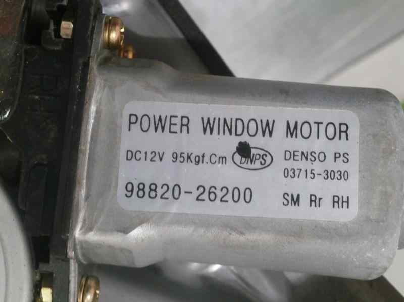 Elevalunas trasero derecho D4EA 8348026030 de Hyundai Santa fé i (sm) 2001-2006 113 CV con 1 km - pieza usada