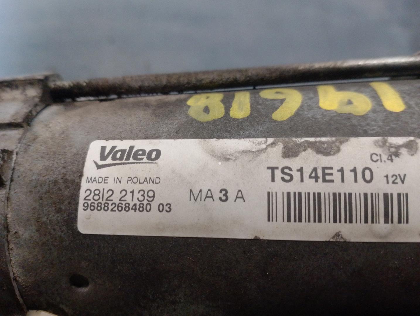 CITROËN C-Elysee 2 generation (2012-2017) Starter Motor 9688268480, TS14E110, VALEO 24202778