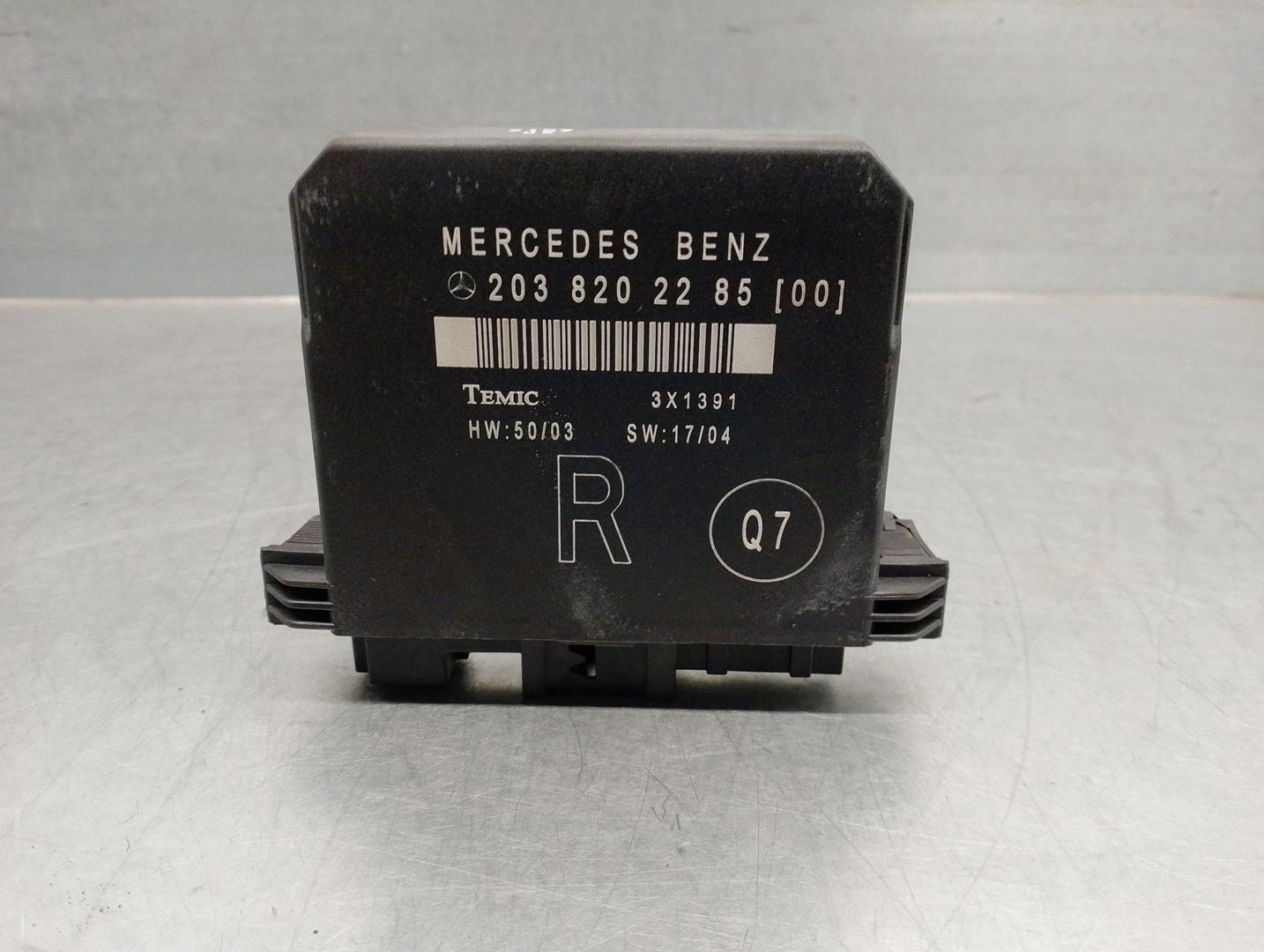 MERCEDES-BENZ C-Class W203/S203/CL203 (2000-2008) Kiti valdymo blokai 2038202285, 3X1391, TEMIC 19916589