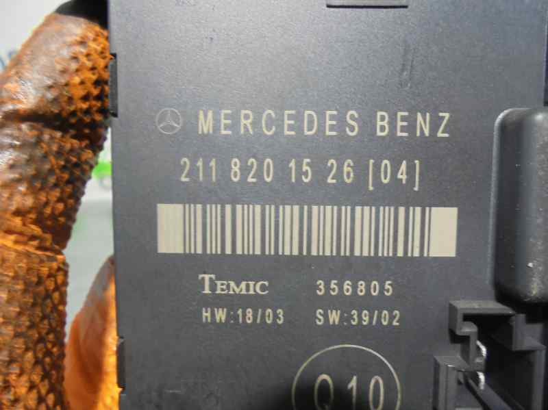 MERCEDES-BENZ E-Class W211/S211 (2002-2009) Other Control Units TEMIC,TEMIC+356805 19569966