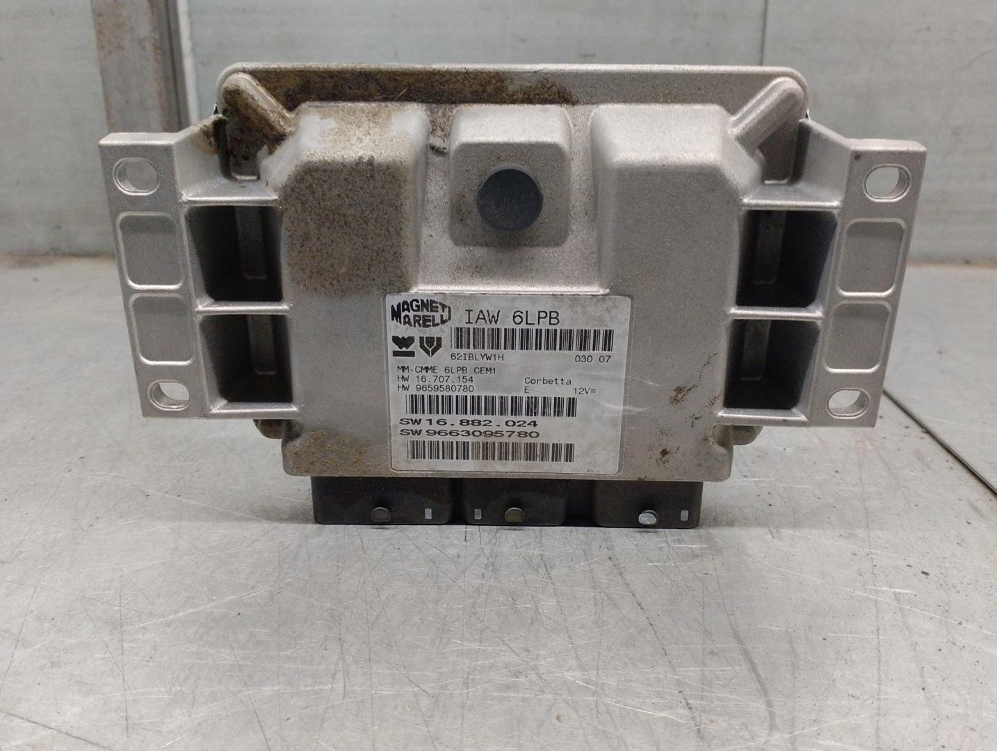 CITROËN C5 1 generation (2001-2008) Engine Control Unit ECU 9659580780, 168820204, MAGENTIMARELLI 23755736