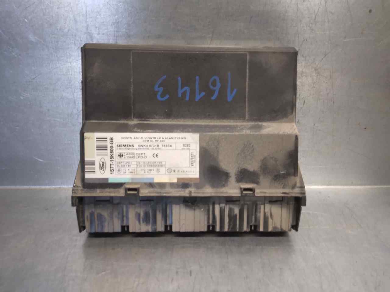 FORD Mondeo 3 generation (2000-2007) Comfort Control Unit 1S7T15K600GB,5WK48731B,SIEMENS 19831578