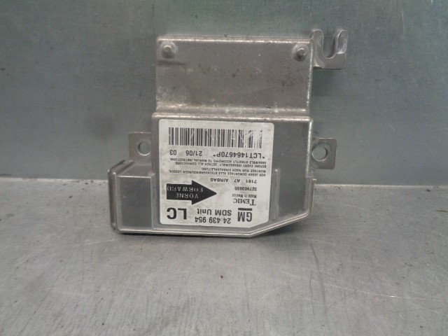 OPEL Corsa D (2006-2020) SRS Control Unit 24439954, 327963935, TEMIC 19806039