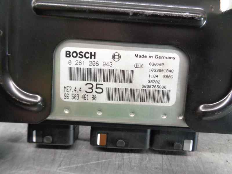 PEUGEOT 307 1 generation (2001-2008) Motora vadības bloks 9650346180, 0261206943 19755703