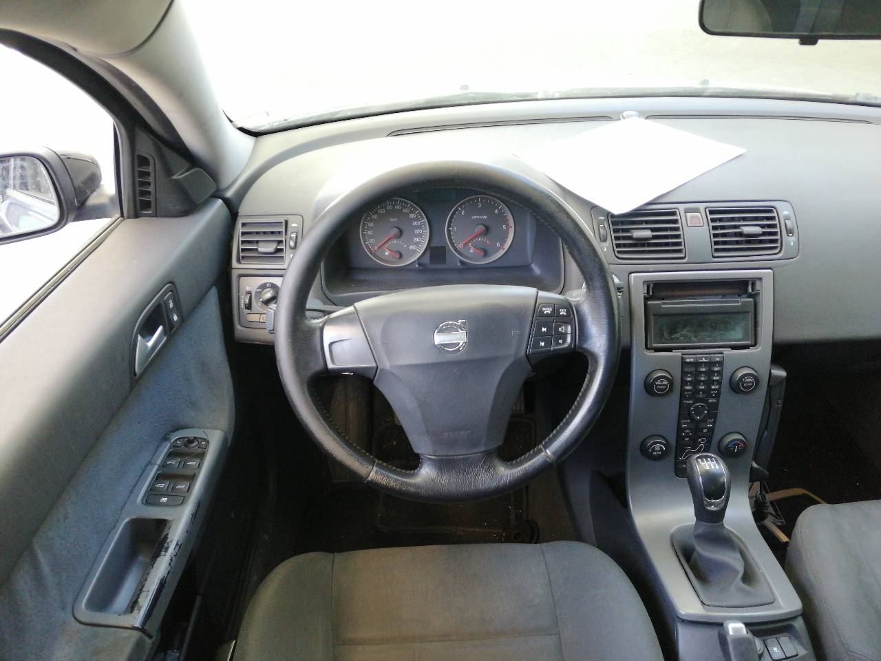 VOLVO S40 2 generation (2004-2012) Rear left door window lifter 30710068, 14PINES, 4PUERTAS 24474131