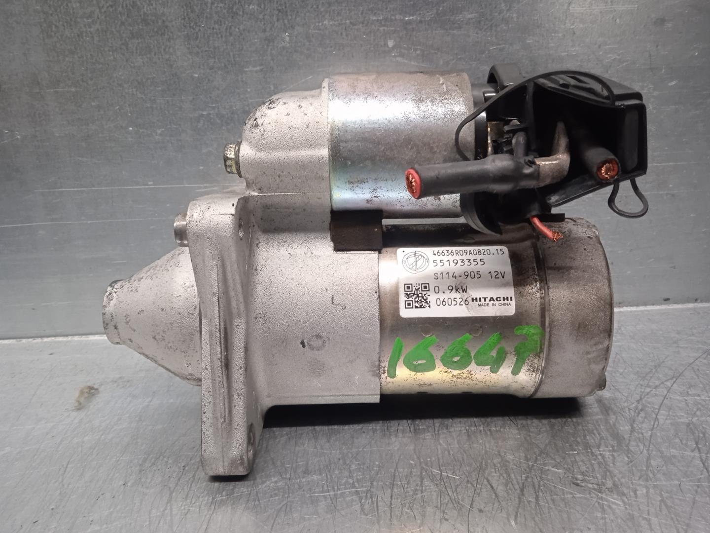 FIAT Panda 2 generation (2003-2011) Starter Motor 55193355,46636R09A082015,HITACHI 19847495