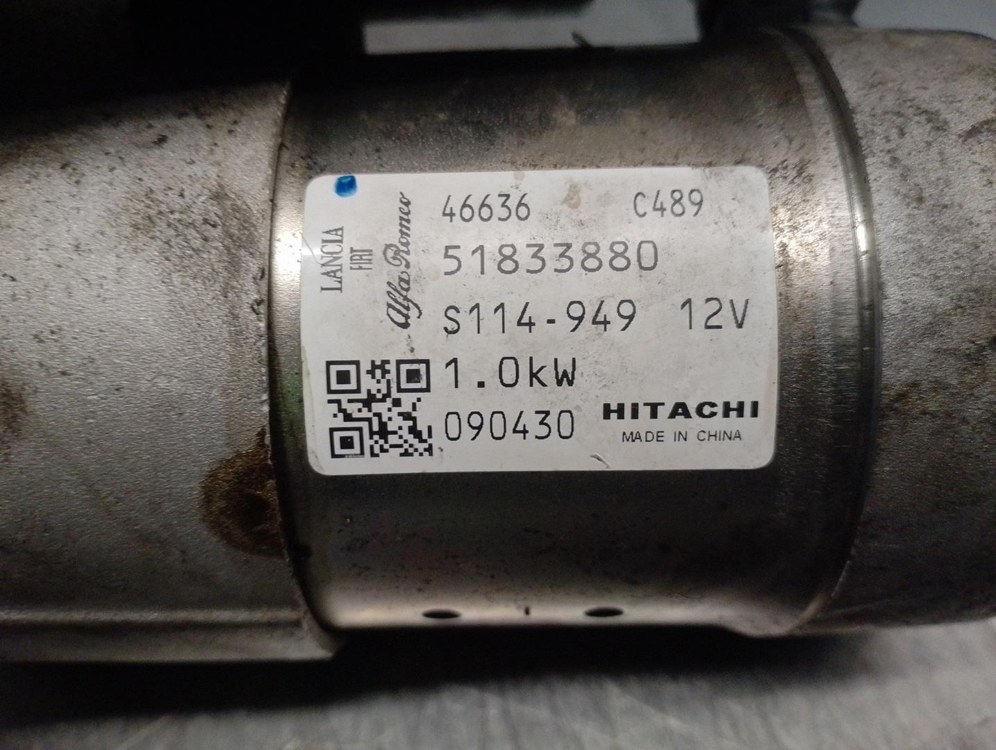 FIAT Punto 3 generation (2005-2020) Starter Motor 51833880, S114949, HITACHI 21721801