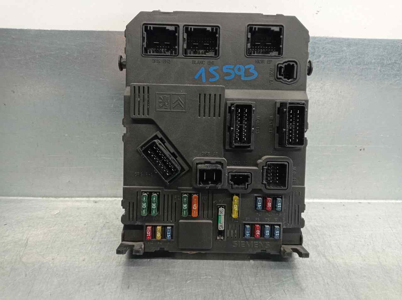 RENAULT 206 1 generation (1998-2009) Fuse Box 9650584680, S118985220B, SIEMENS 19811563