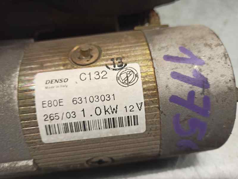 LANCIA Ypsilon II (Type 843)  (2003-2011) Starter Motor DENSO,DENSO+C132 19705017