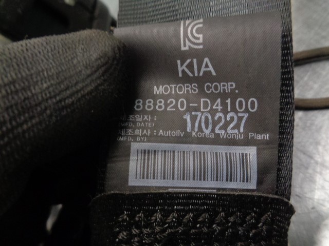 KIA Optima 4 generation (2015-2020) Front Right Seatbelt 88820D4100, CONPRETENSOR4PUERTAS, 4PUERTAS 24543848