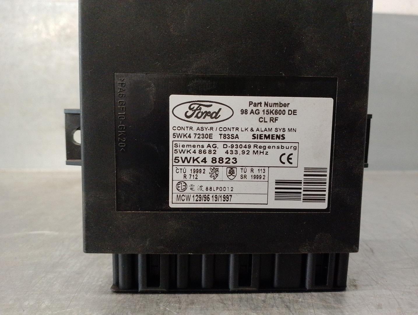 FORD Focus 4 generation (2018-2024) Other Control Units 98AG15K600DE, 5WK47230E, SIEMENS 21724162