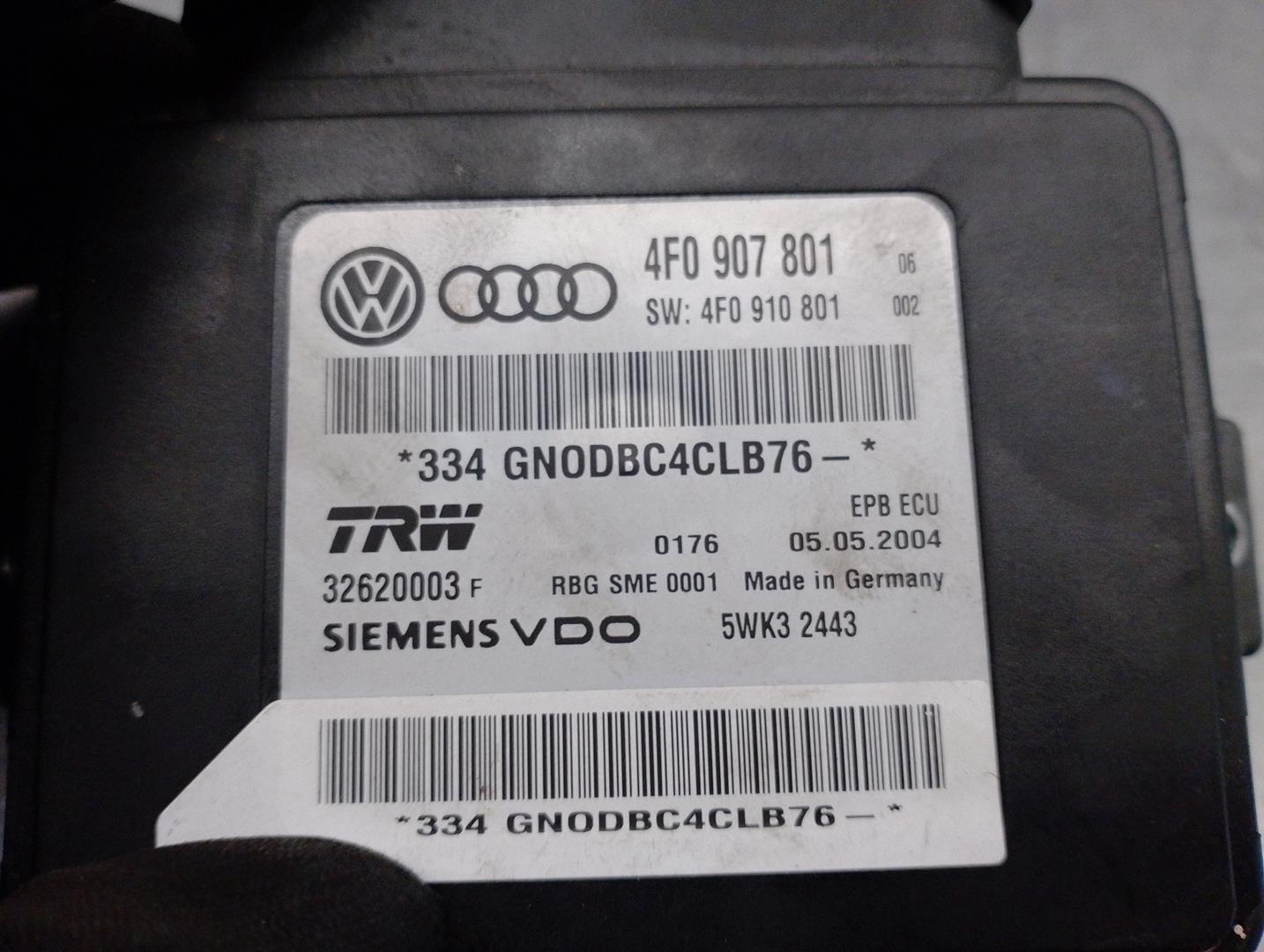 AUDI A6 C6/4F (2004-2011) Другие блоки управления 4F0907801, 5WK32443, SIEMENS-VDO 24221110