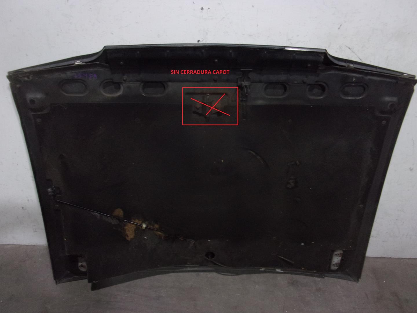 CITROËN C15 Bonnet 95600571, NEGRO 23753387