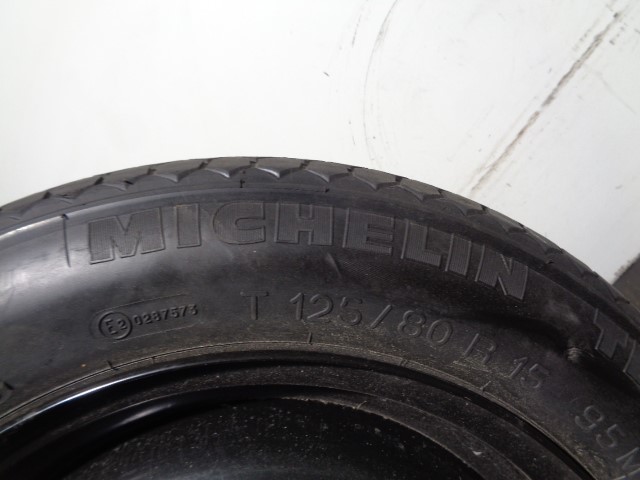 FORD Focus 1 generation (1998-2010) Spare Wheel T12580R1595M, MICHELIN, 98AB1007TC 19908411