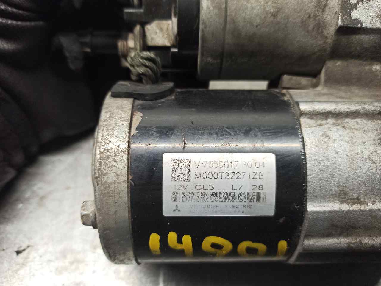 PEUGEOT 207 1 generation (2006-2009) Starter Motor 75500178004, M000T32271 19791805