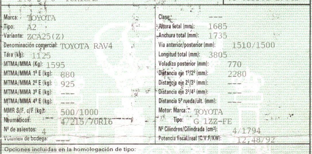 VOLVO RAV4 2 generation (XA20) (2000-2006) Håndbrems håndtak 19827905