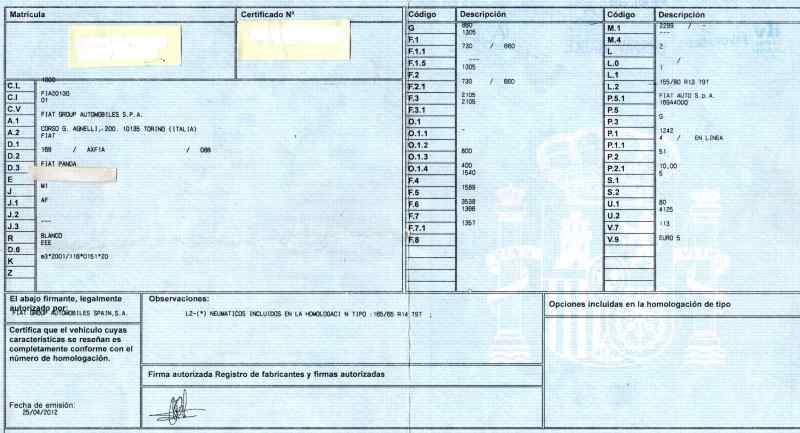 FIAT Panda 2 generation (2003-2011) Other Body Parts BITRON,BITRON+ 19684635